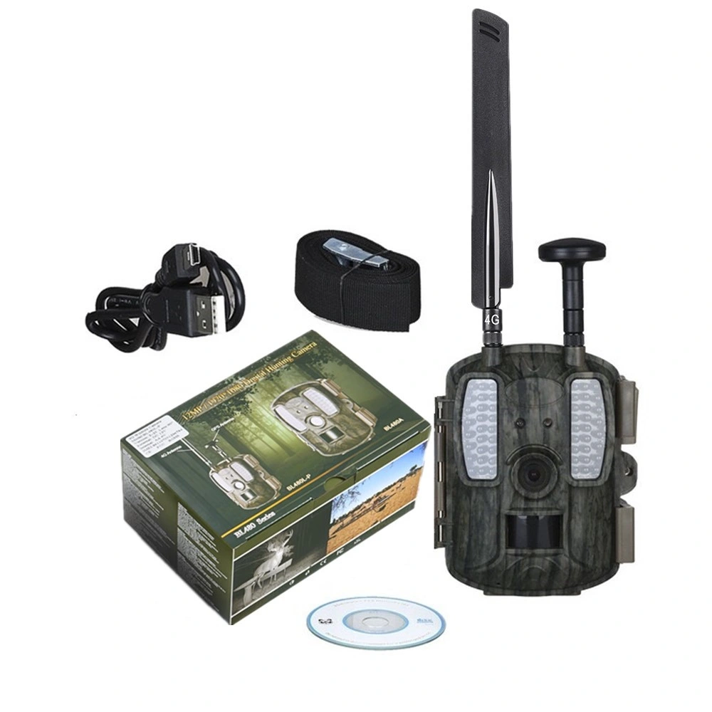 2021 Made in China 1080P Wireless SMS MMS GPRS GSM 4G Hunting Camera Wildlife 4G Trail Camera with Box and Power Supply