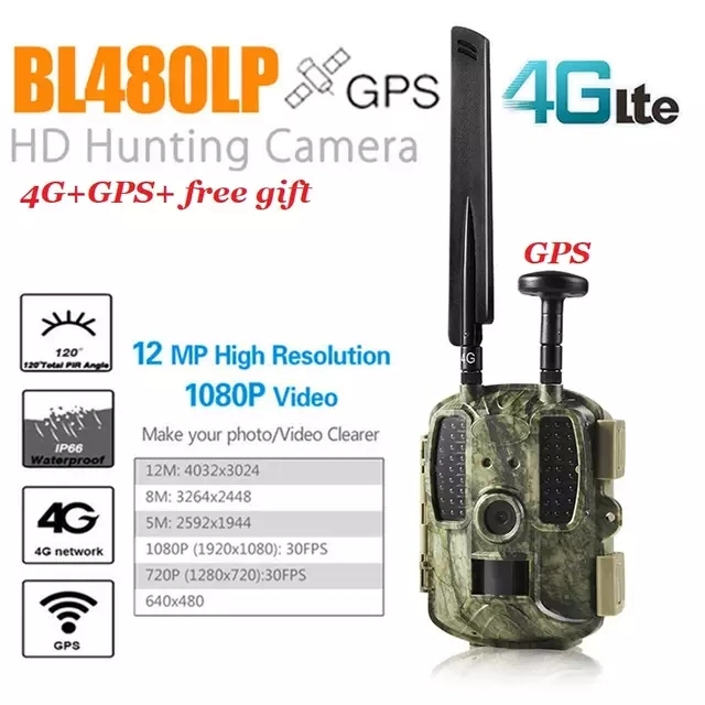 Professional 1080P Wireless SMS MMS GPRS GSM 4G Hunting Camera Wildlife 4G Trail Camera with Box and Power Supply Factory Manufacture