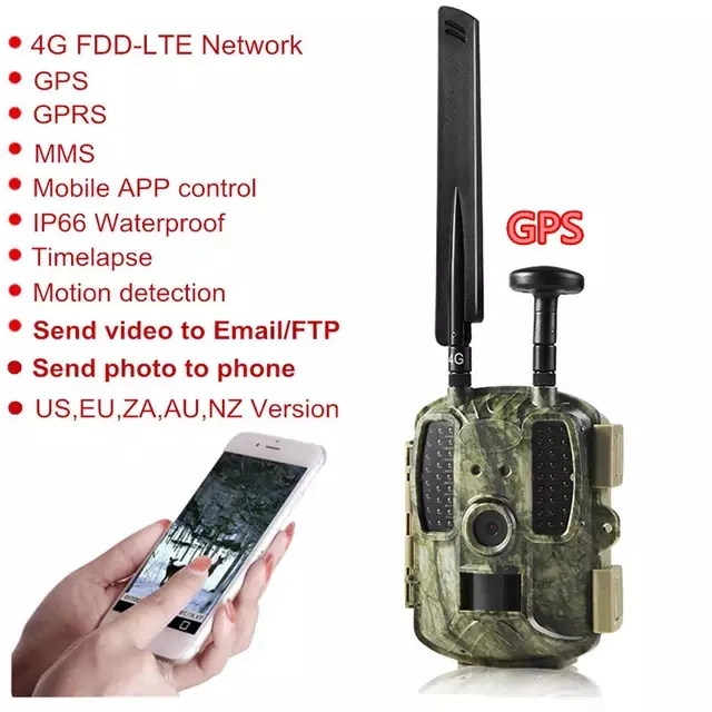 2019 GPS GPRS 4G Infrared Hunting Camera Outdoor Waterproof Trail Camera Scouting Camera Long IR Range